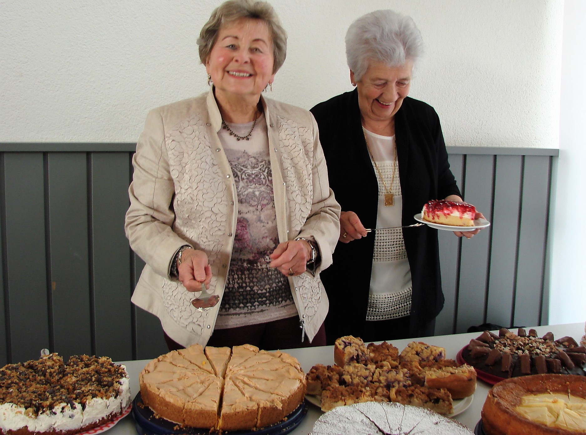 Leckeres Kuchenbuffet bei der Jubilarfeier 2017