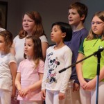 Viele fröhliche Kinder im Kinderchor des Liederkranz Magstadt.